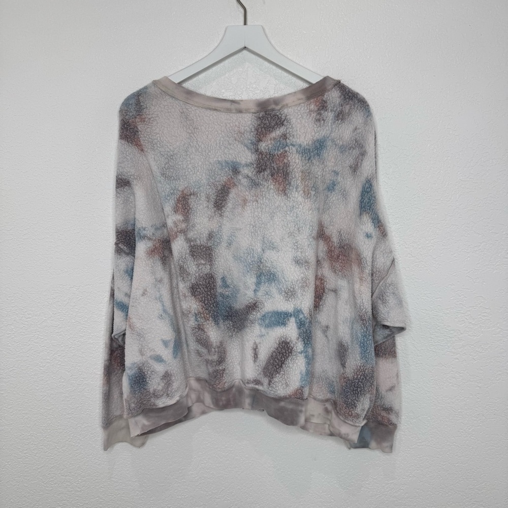 Free People Intimately Kelly Tie Dye Washed Sweatshirt - Picture 3 of 3